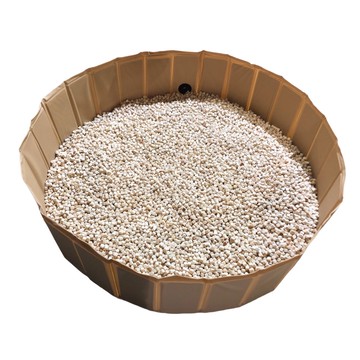 ZIAZIZO 便攜式防水遊戲墊  L  米色 + 棕色