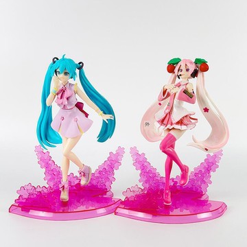 促銷初音未來手辦櫻花初音蝴蝶妖初音手辦二次元動漫美少女動漫模型