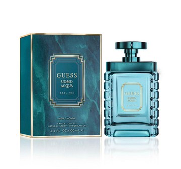 【名美香氛】GUESS UOMO ACQUA 藍海香頌 男士淡香水 100ml/Tester
