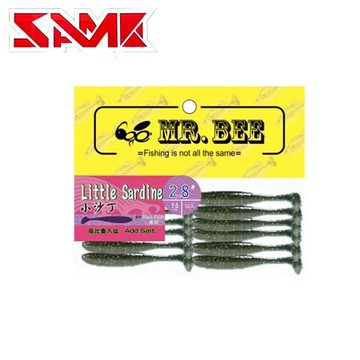SAME莎之美 MR.BEE蜜蜂先生 小沙丁軟蟲 1.5/2/2.8/4吋 B089