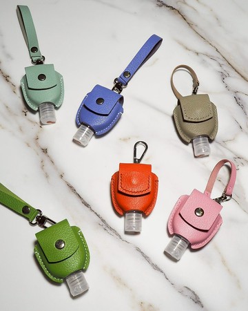 法國山羊皮威露士搓手液掛套