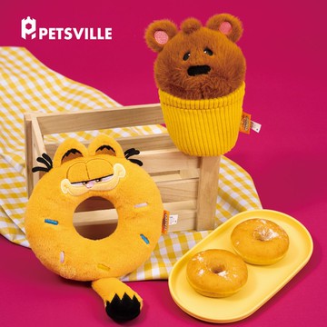 【Petsville派思維x加菲貓】加菲布奇發聲玩具(共2款) 陪伴玩具