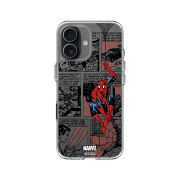 iPhone 17 Clear Case（相機按鈕） 透明 - 迪士尼-漫威 Marvel - 蜘蛛人-漫畫風格