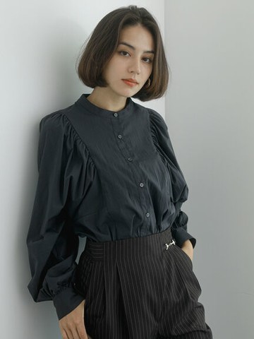 氣質膨袖襯衫/上衣(FC34L0A0480) - Te chichi