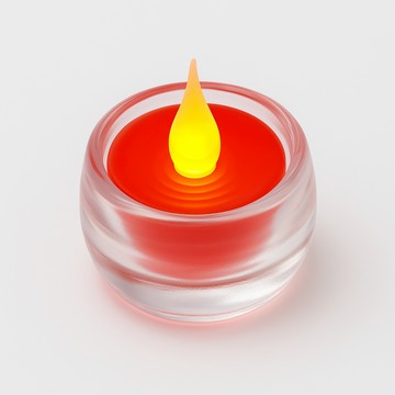 【新韻傳音】電子小茶燭套組 CR2032酥油心燈套組（搭配壓克力小圓杯） 電子茶燭 小蠟燭 電子蠟燭 電子茶燭