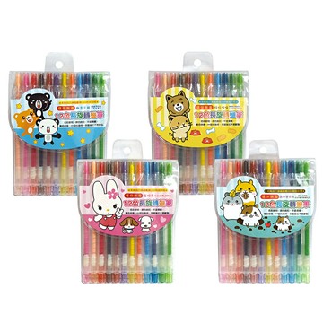 麻吉家族 2200053 長旋轉蠟筆 (12色)【APP滿額下單10%點數(單一帳號最高5000點)】1/31止