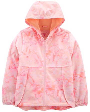 Kid Tie-Dye Fleece-Lined Mid-Weight Jacket
