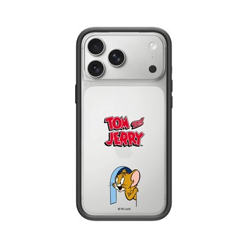 iPhone 17 Pro Max Mod NX -邊框背蓋組合 (相機按鈕) 黑 - 湯姆貓與傑利鼠 Tom and Jerry - 傑利鼠躲貓貓