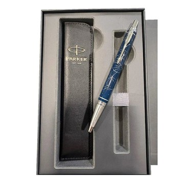 PARKER派克新IM午夜星芒原子筆真皮筆套組【APP滿額下單10%點數(單一帳號最高5000點)】1/31止