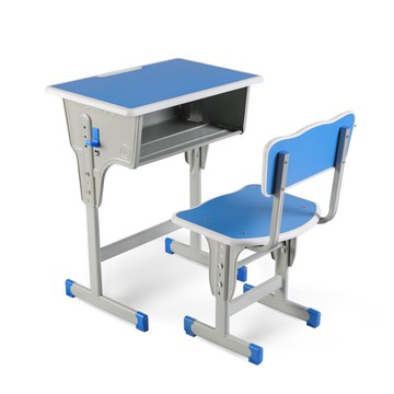 課桌椅 定制 加厚中小學生課桌椅輔導班培訓桌託管學校書桌兒童寫字學習桌套裝『CM38505』
