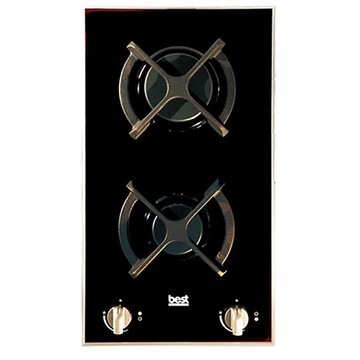 【領券折200】【得意家電】義大利 BEST 貝斯特 LGH2951-2 黑玻+不鏽鋼外框雙口高效能瓦斯爐 ※ 熱線07-7428010