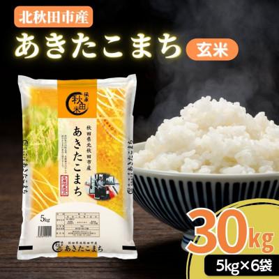 ふるさと納税 北秋田市 秋田県産 あきたこまち 30kg (5kg×6袋)