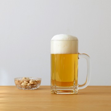 日本 ADERIA 玻璃啤酒杯 雙入組 500ML