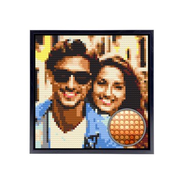 【客製】積木畫套裝26x26cm (附畫框和工具) 香港製作 品質保證