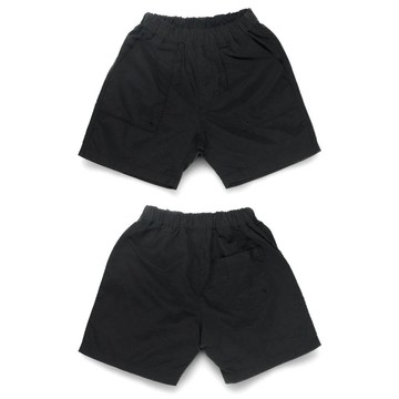 日本 BRANSHES - 夏日必備水陸兩用短褲-素面-黑
