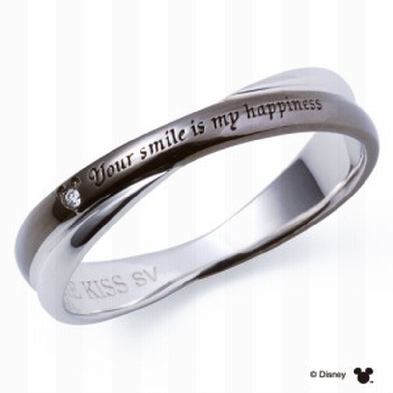 送料無料 ディズニーコレクション 隠れミッキー The Kiss シルバー ペアリング ダイヤモンド メンズ1本販売 筆記体 日本語 ハー 通販 Lineポイント最大1 0 Get Lineショッピング