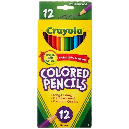 特別価格Crayola Long Colored Pencils, 12-Count, Pack of 12, Assorted Colors 141［並行輸入］並行輸入