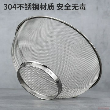 桃園出貨✨316不鏽鋼瀝水兩件套漏盆洗菜水果籃細孔籃子廚房淘米淘米籮