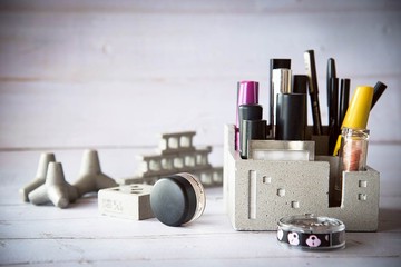 水泥口紅收納盒 置物盒 建築 迷宮