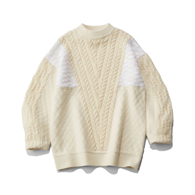 23区 lab. モヘヤリリヤーンビックシルエットニット