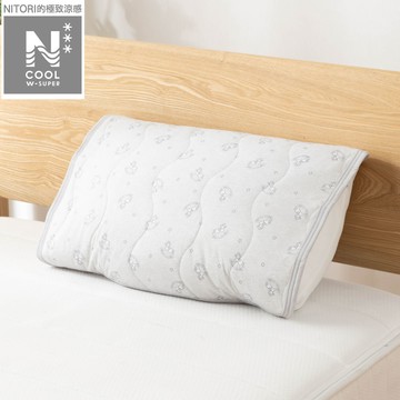 極致涼感 枕頭保潔墊 N COOL WSP GY MK25 NITORI宜得利家居