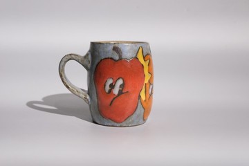 蘋果連擊 - 手繪馬克杯