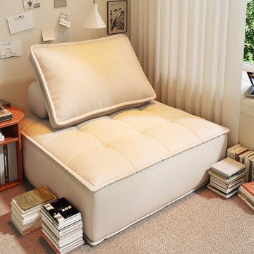 網紅豆腐塊沙發客廳2024新款懶人沙發單人小沙發臥室組合型榻榻米