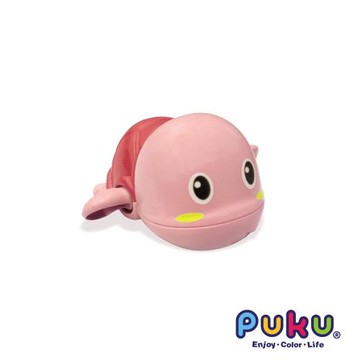 PUKU藍色企鵝 樂游小烏龜發條玩具-粉色