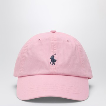 Pink baseball cap with logo