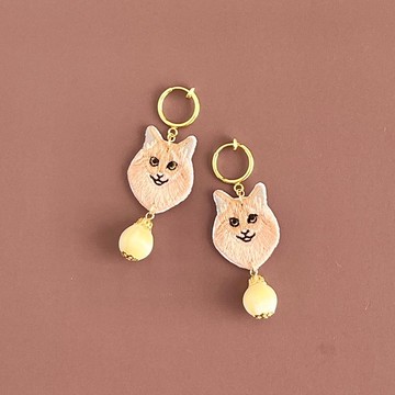 端正臉龐的貓咪・出雲的耳飾_VT