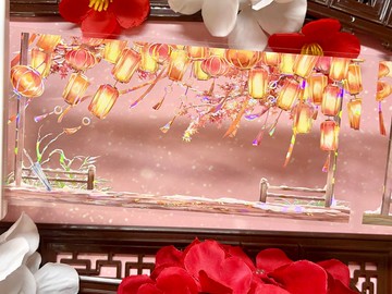 張燈結彩 PET 紙膠帶貝殼光 10米卷