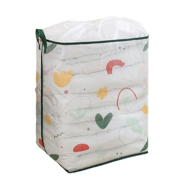 iSFun 大容量 防水防潮衣物整理袋棉被收納包袋50x40x68cm /幾何植物