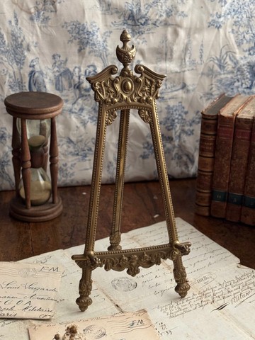 50267-典雅法國19世紀末至20世紀初古董黃銅架