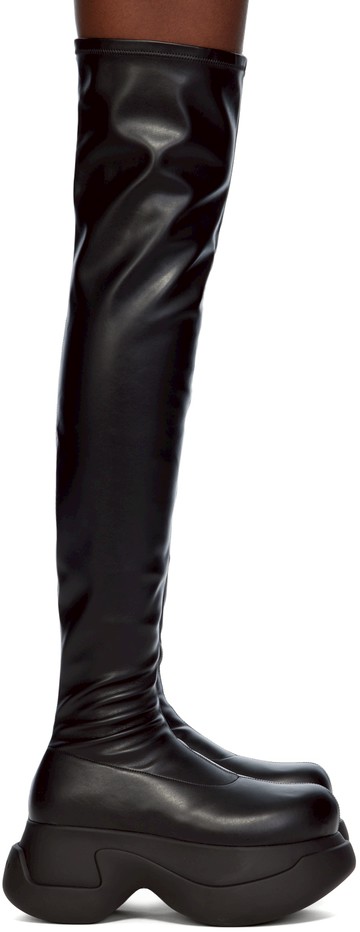 Marni 黑色 Chunky Stretch 高筒靴
