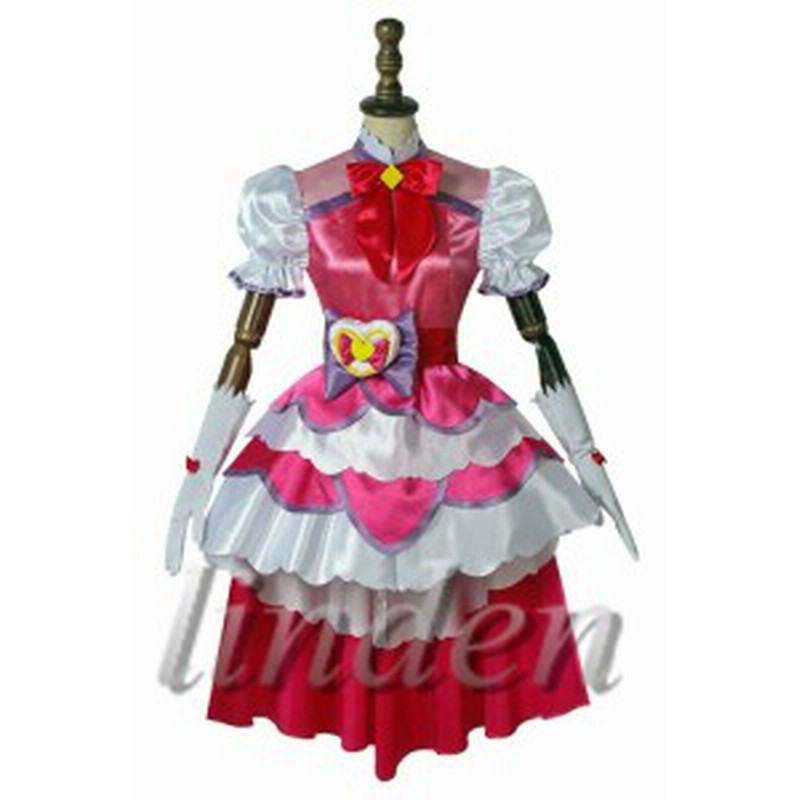 Linden Hugっと プリキュア キュアマシェリ 愛崎えみる あいさきえみる 風 コスプレ コスチューム 仮装 Cosplay 通販 Lineポイント最大get Lineショッピング