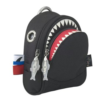 Morn Creations｜正版鯊魚隨身零錢包 SK-105-BK 黑