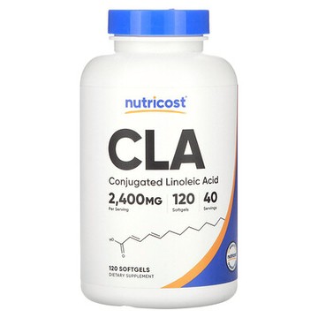 Nutricost, CLA，2400 毫克，120 粒軟膠囊（每軟膠囊 800 毫克）