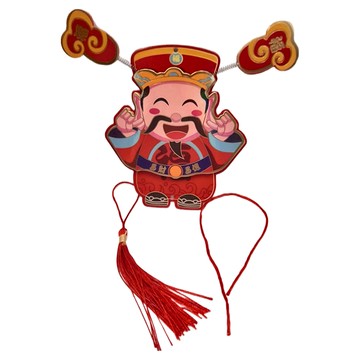 葉子小舖 立體磁吸冰箱貼 Set 3個 紙磁鐵  財神爺 一定發 多色  6.5 x 4.5 x 3.5cm