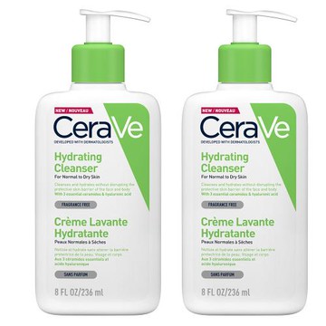 CeraVe適樂膚 輕柔保濕潔膚露236ml (2入組)
