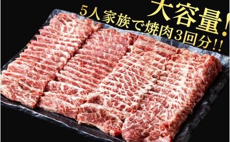 牛カルビ 3kg 焼肉用 ギフト ジューシー やわらか 人気 冷凍 バーベキュー BBQ キャンプ アウトドア （インジェクション）