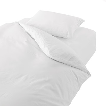 MUJI 無印良品 柔舒水洗棉被套  柔白色  210 x 145cm