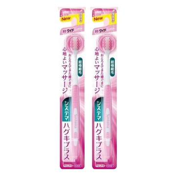 LION 獅王 Systema 細潔高密細毛寬版小頭型牙刷  1入  2支