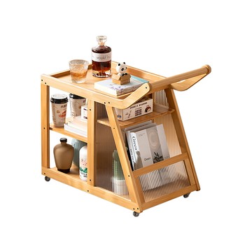 【HappyLife】楠竹推車邊几 長虹款 Y12235黑