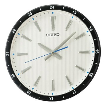 seiko SK037 精工鐘 (QXA802J ) 立體刻度滑動式秒針靜音掛鐘 白35cm｜樂天領券現折★全館特惠中★指定刷卡回饋10%