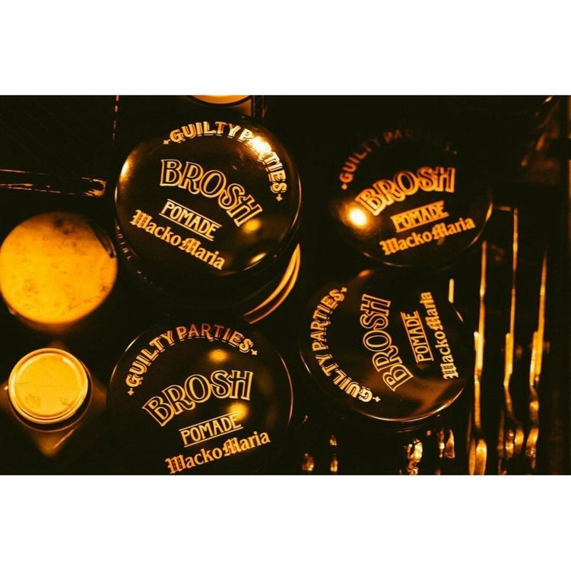 ブロッシュ ポマード ワコマリア 水性 115g BROSH x WACKO MARIA POMADE 整髪料 日本製 ワックス スタイリング剤  グリース LINEショッピング