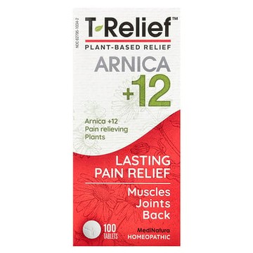 MediNatura, T-Relief™，山金車 +12，100 片