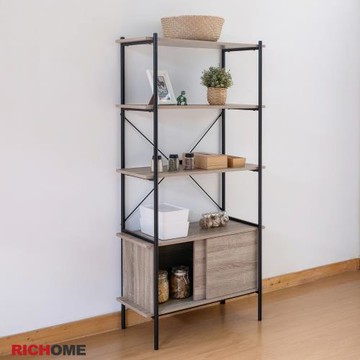 【RICHOME】茵德絲推門五層架