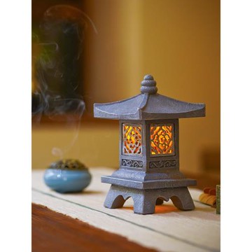 古風宮廷小宮燈中式發光禪意裝飾品客廳茶桌書房桌面氛圍布置擺件