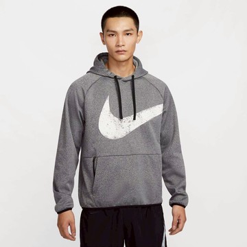 NIKE AS M NK TF HOODIE SWOOSH PO 男長袖連帽套頭衫 灰-FZ1073010