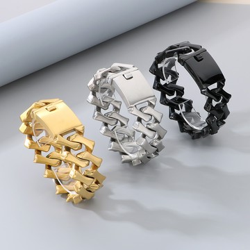 STEEL鋼手鍊。大膽外放風格 | KA